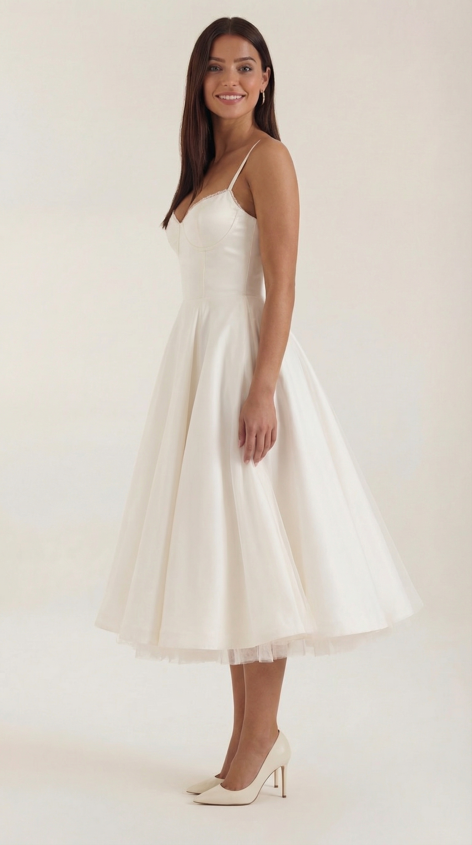 Tulle Midi Dress with Isolde Design for Elegant Events and Special Occasions