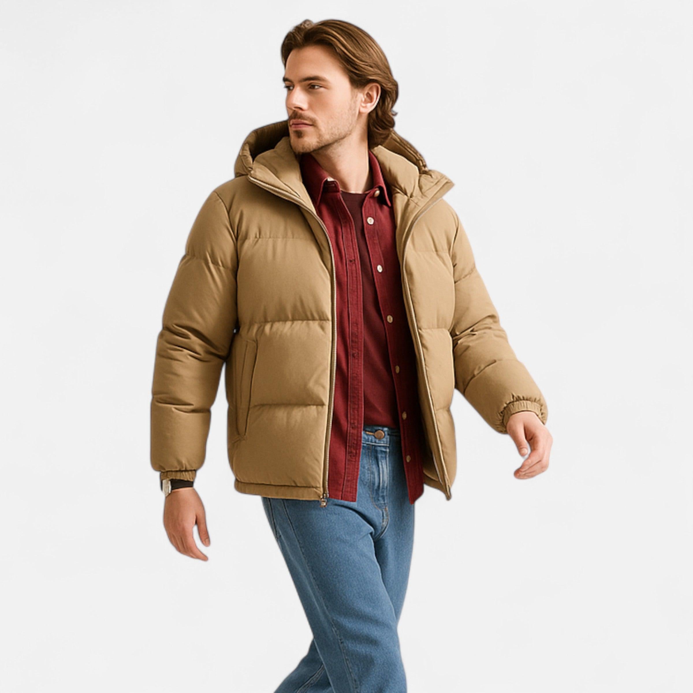 Unisex Hooded Cotton Puffer Jacket | Warm, Lightweight Outerwear for Casual Wear and Outdoor Activities