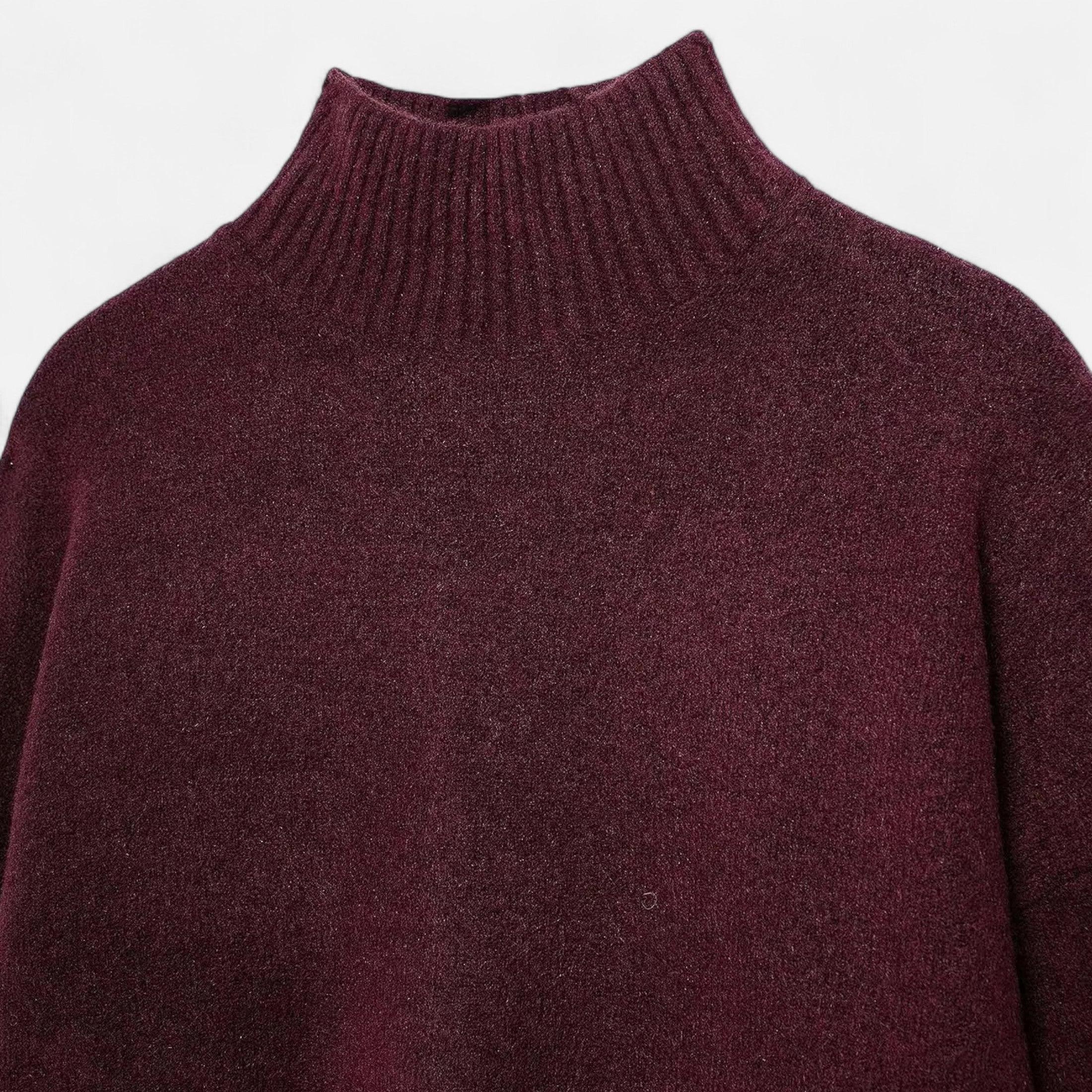 Vintage Turtleneck Sweater for Women | Classic Knit Design | Warm Winter Apparel