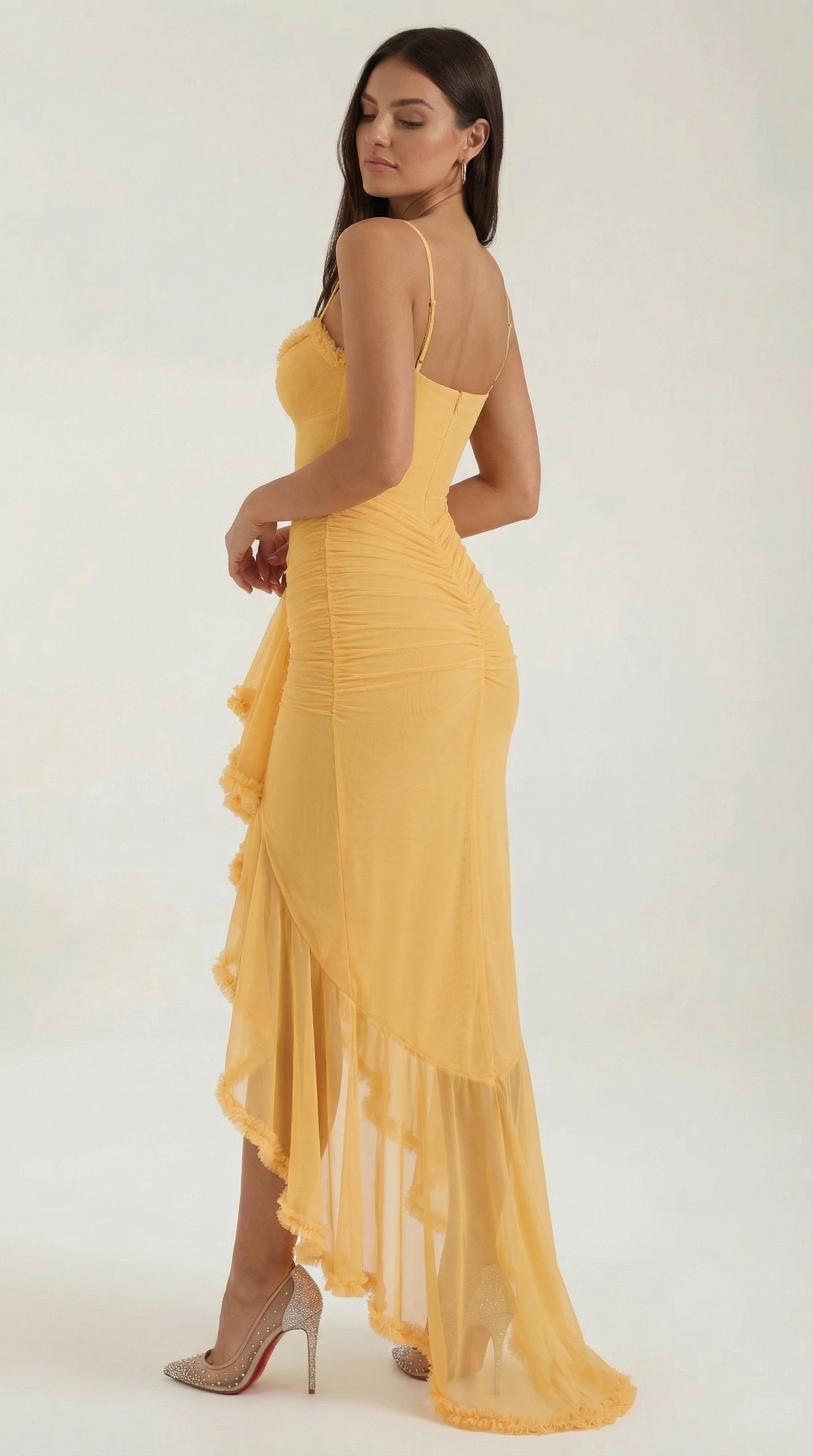 Wisteria Floral Maxi Dress in Lightweight Fabric for Summer Events and Gatherings