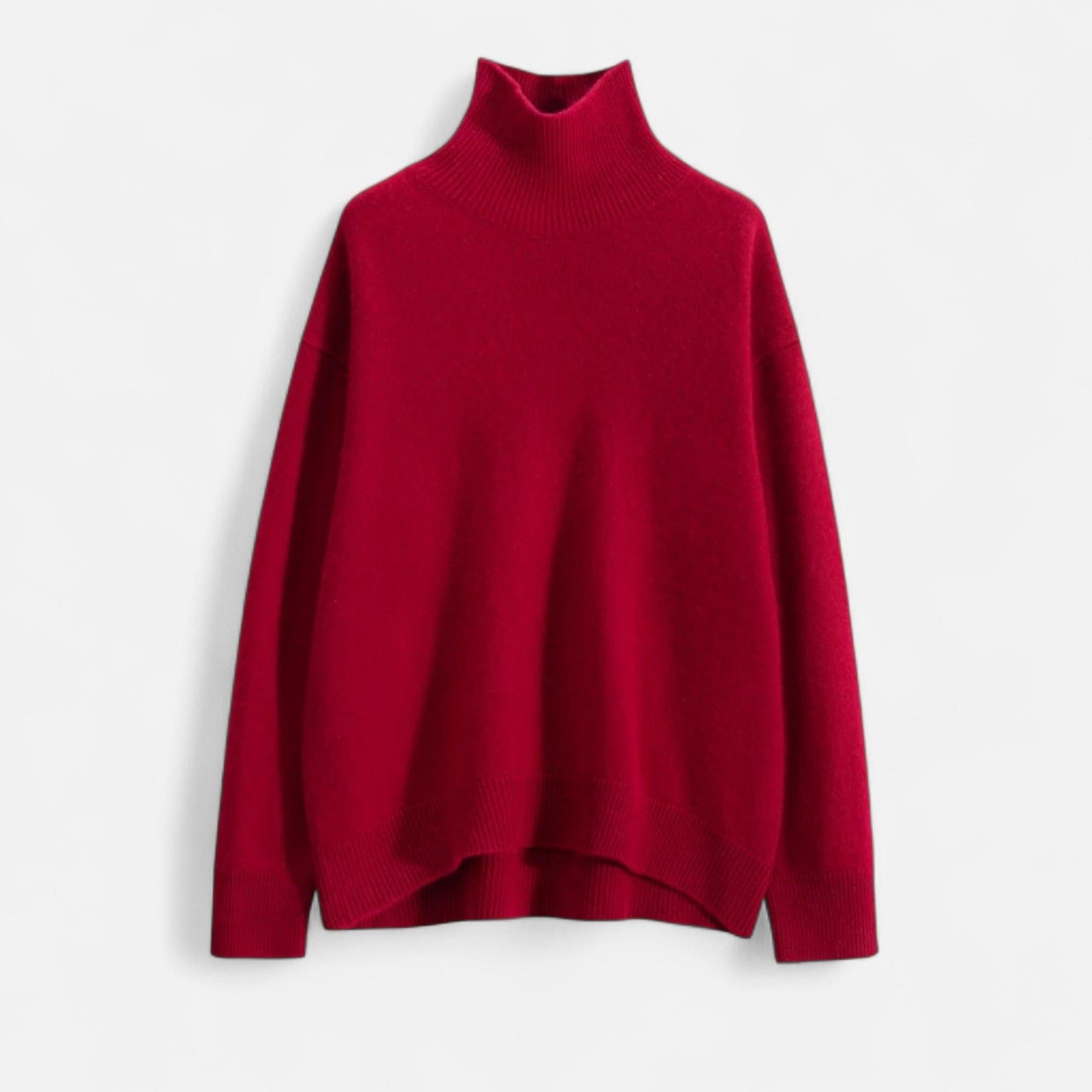 Women's Cashmere Turtleneck Sweater | Soft, Warm Knit | Ideal for Layering or Casual Wear