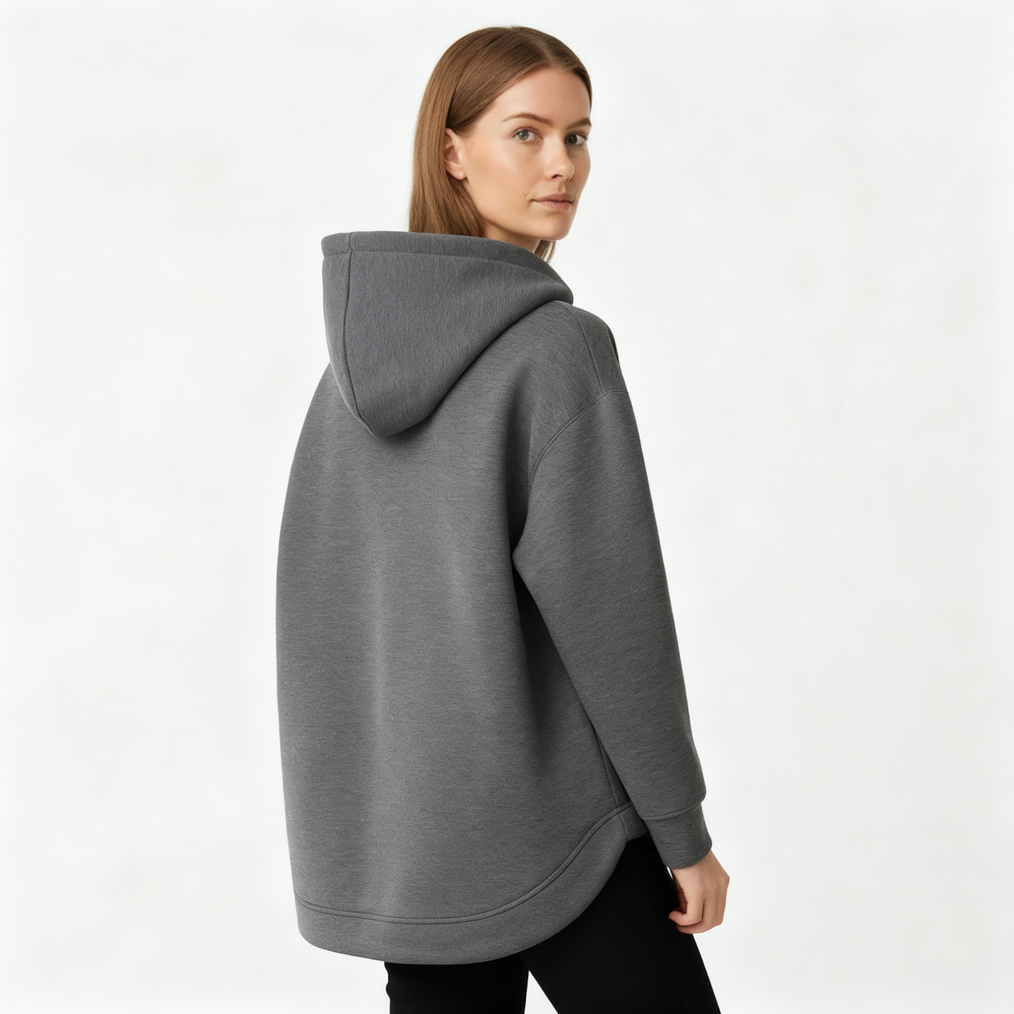 Women's Full-Zip Hoodie - Soft Cotton Blend - Casual Style - Perfect for Everyday Wear