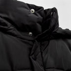 Women's Hooded Short Puffer Jacket - Lightweight Insulated Outerwear for Cold Weather - Perfect for Casual Wear