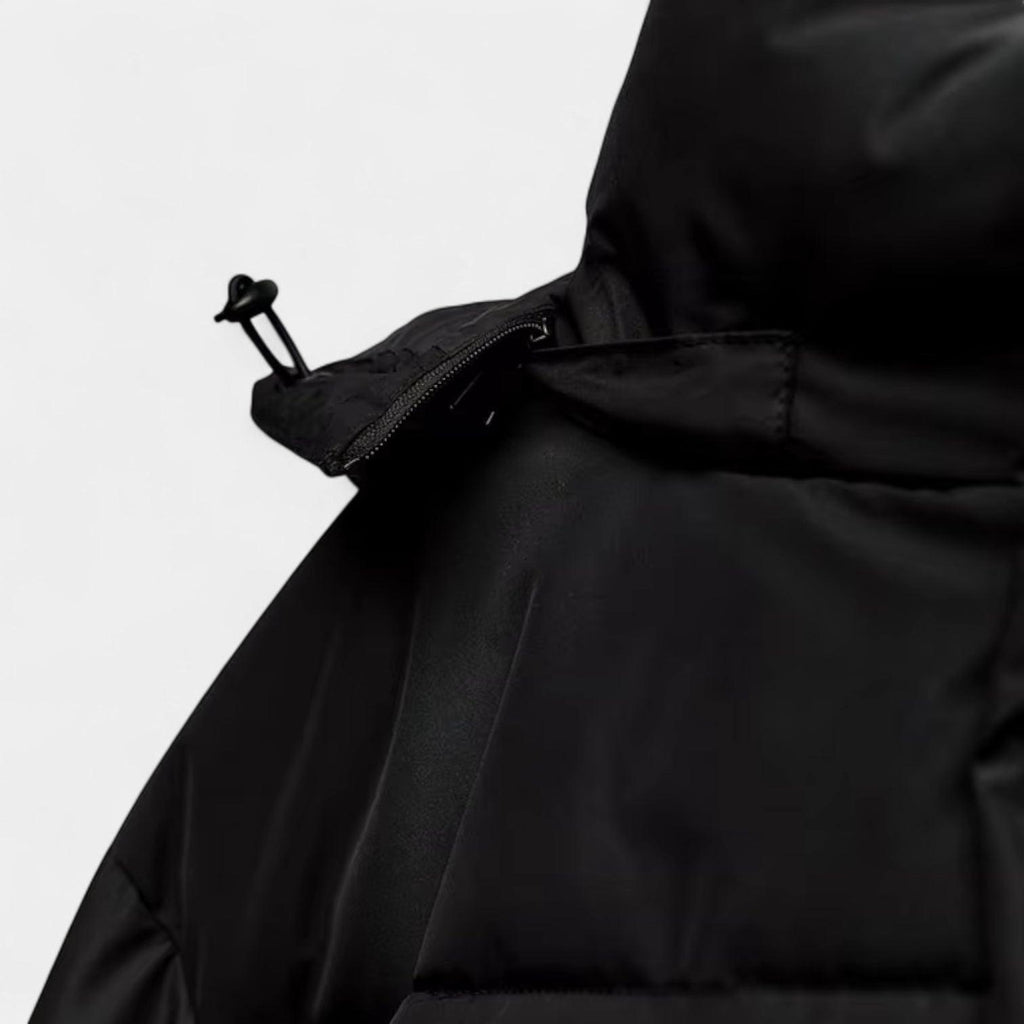 Women's Hooded Short Puffer Jacket - Lightweight Insulated Outerwear for Cold Weather - Perfect for Casual Wear