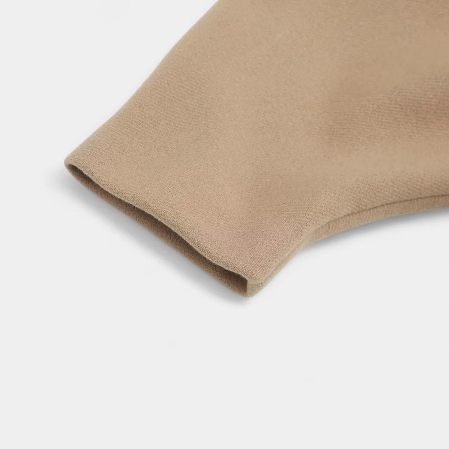 Wool-Blend Women's Soft Coat for Casual Wear - Warm and Stylish Outerwear