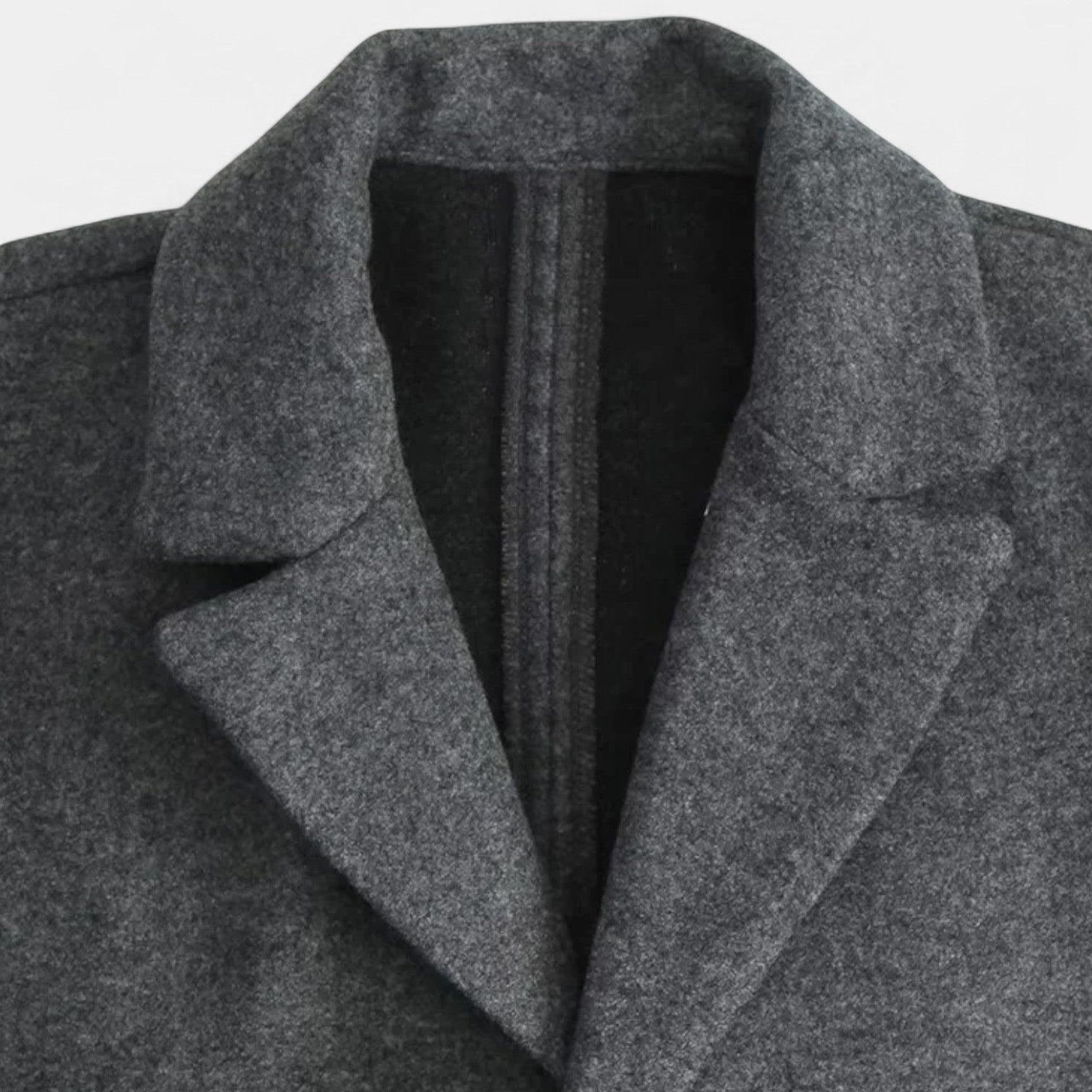 Wool Trench Coat for Women - Classy One Piece Design for Stylish Outerwear in Cold Weather