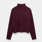 Wool Turtleneck Jumper for Women - Soft Knit Sweater for Casual Wear and Layering
