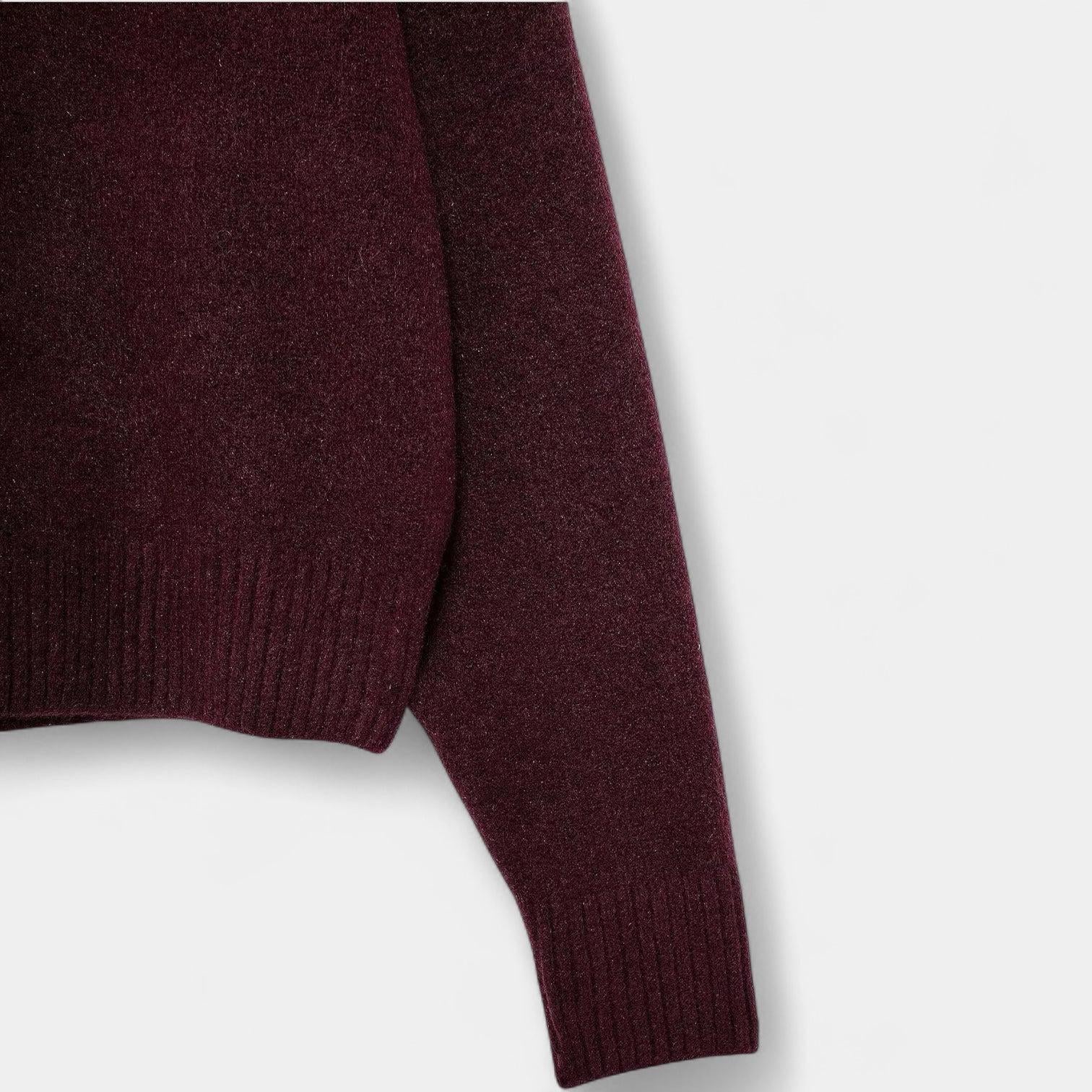 Wool Turtleneck Jumper for Women - Soft Knit Sweater for Casual Wear and Layering